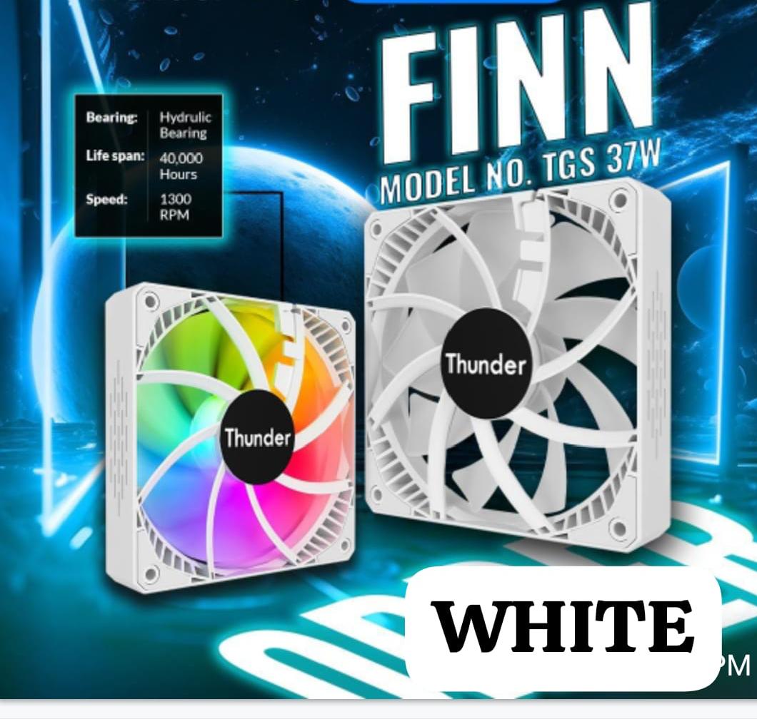 Edragon Case Fan Finn White Edragon Case Fan Finn White
